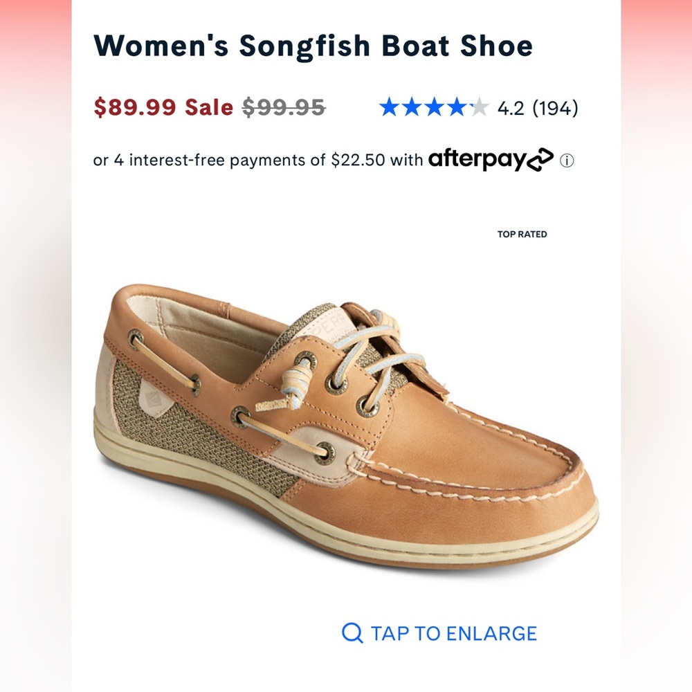 COPY - Sperry Songfish boat shoe